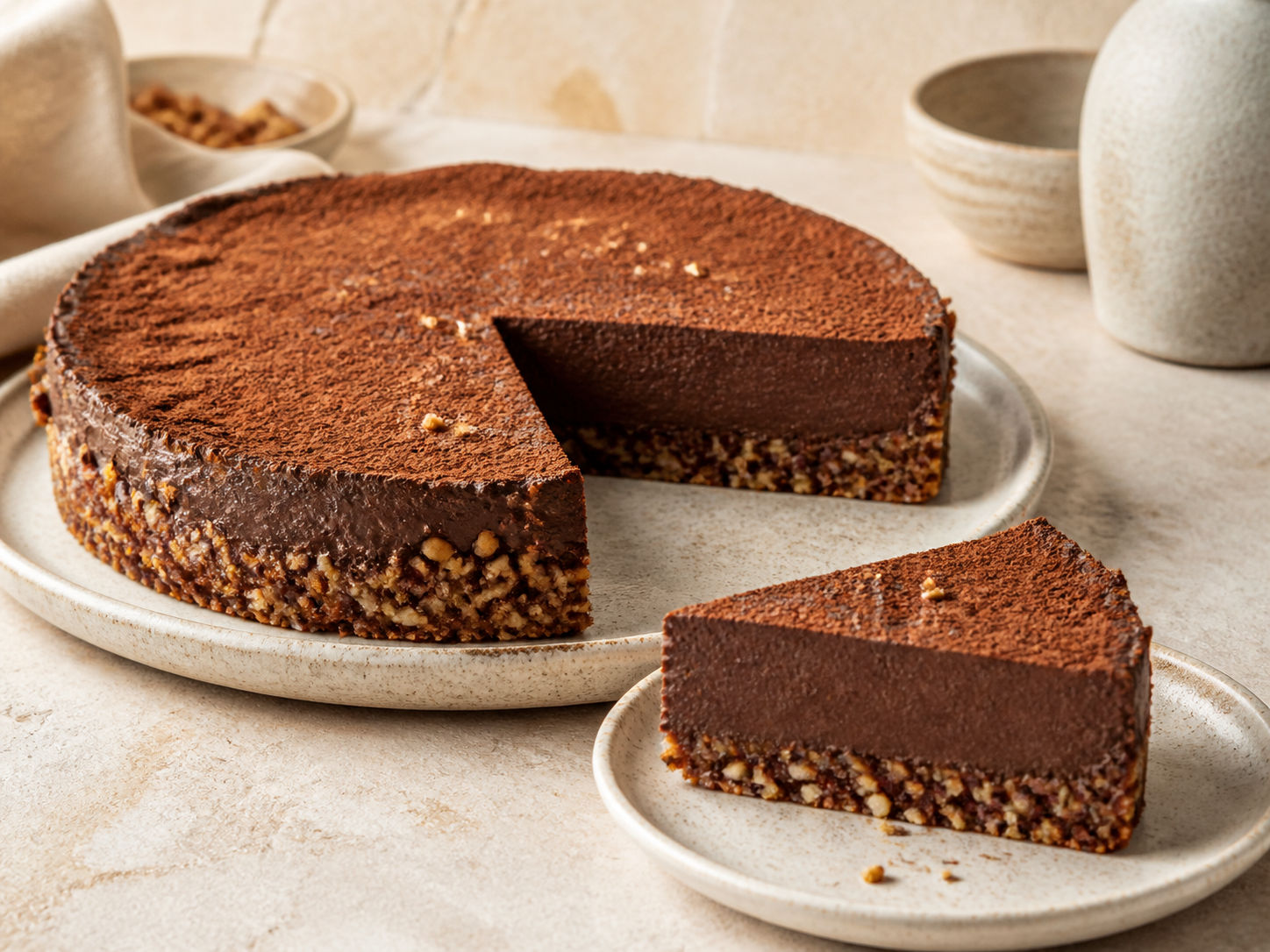 Cocoa Date Pie