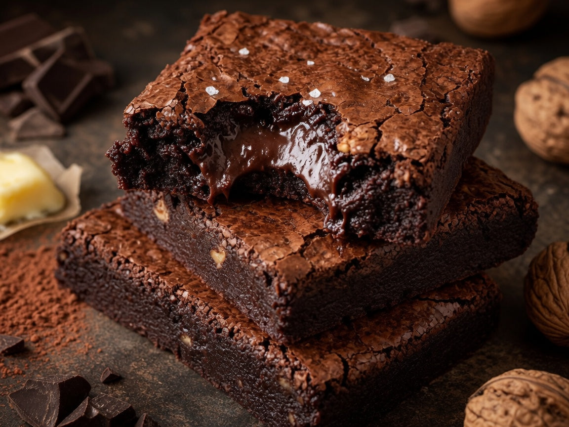 Fudgy Cacao Brownies
