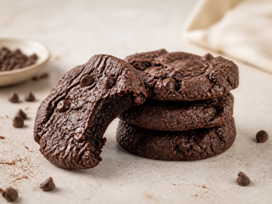 Flourless Avocado Fudge Brownie Cookies